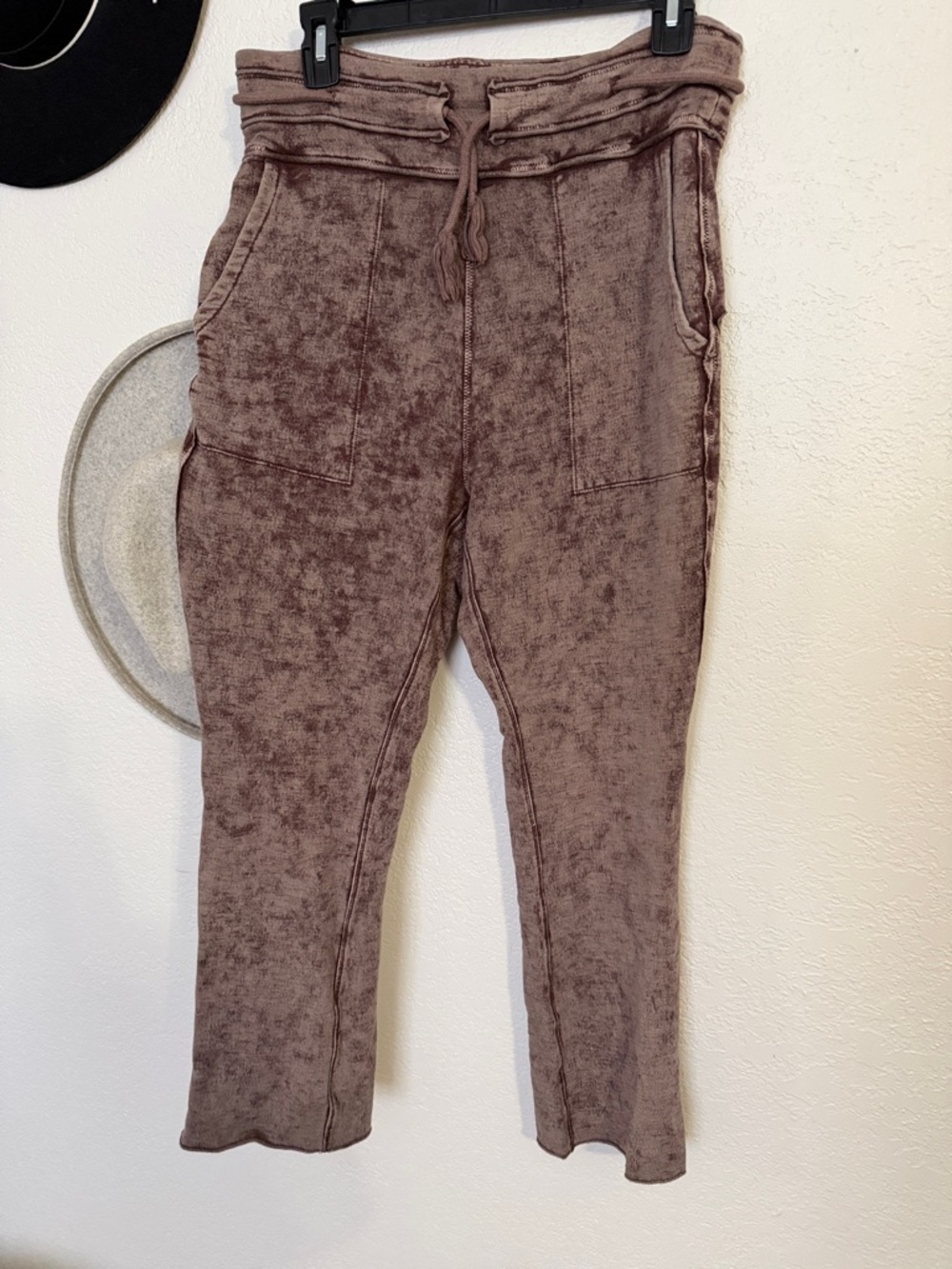FP Movement Drawstring Waist Coffee Brown Joggers
